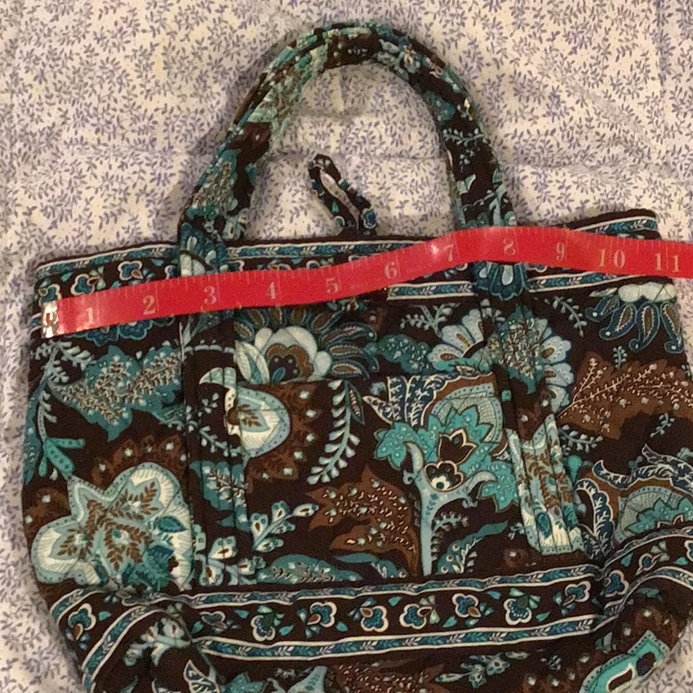 Vintage Vera Bradley - Java Blue Toggle Handbag -… - image 4